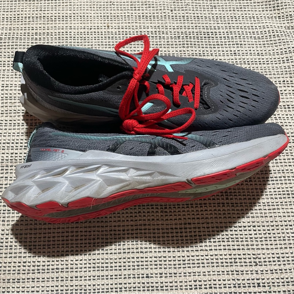 ASICS Men's Novablast 2 Running Shoes Size 11 In Metropolis/Clear Blue - Picture 7 of 10